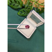 2.13 Ct. Purplish Pink Garnet from Madagascar Life Style