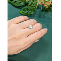 1.95 Ct. Greenish Blue Beryl from Madagascar Life Style