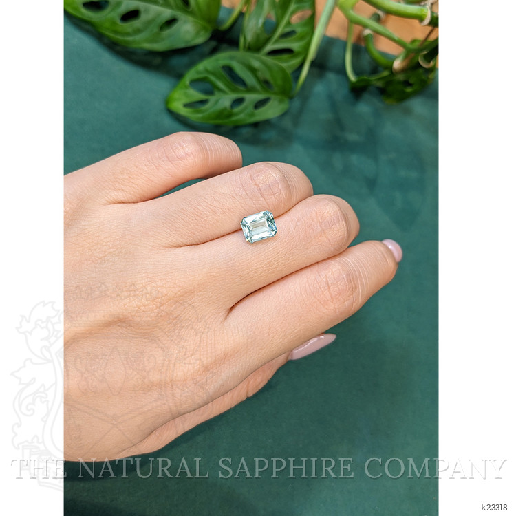 1.95 Ct. Greenish Blue Beryl from Madagascar