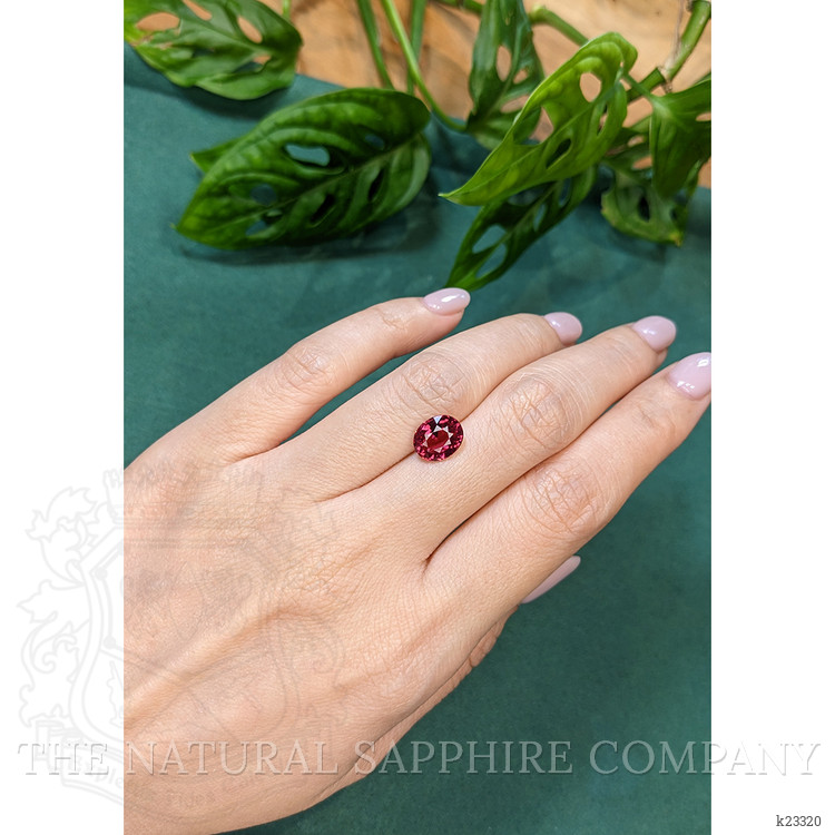 3.01 Ct. Pinkish Red Garnet from Madagascar