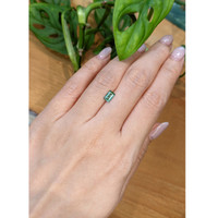 0.55 Ct. Green Grandidierite from Madagascar Life Style