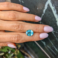 4.20 Ct. Paraiba Tourmaline from Mozambique Life Style