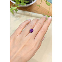3.14 Ct. Purple Garnet from Mozambique Life Style
