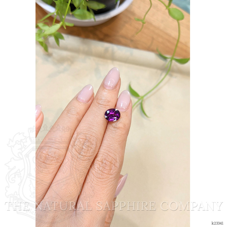 3.14 Ct. Purple Garnet from Mozambique