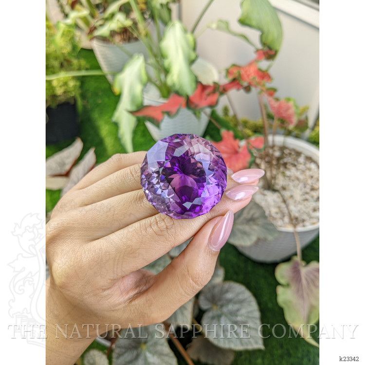 207.28 Ct. Purple Amethyst from Ceylon (Sri Lanka)