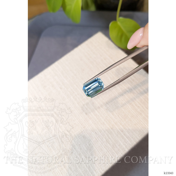 4.31 Ct. Blue Aquamarine from Mozambique