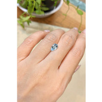 1.08 Ct. Blue Aquamarine from Brazil Life Style