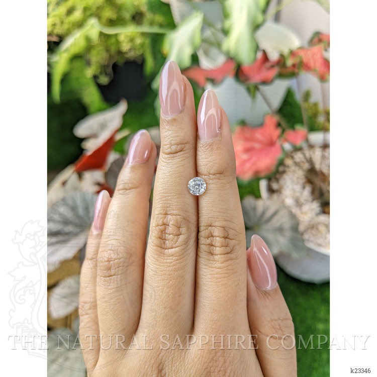 1.16 Ct. White Zircon from Ceylon (Sri Lanka)