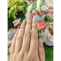 1.12 Ct. White Zircon from Ceylon (Sri Lanka) Life Style