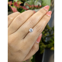 1.14 Ct. White Zircon from Ceylon (Sri Lanka) Life Style