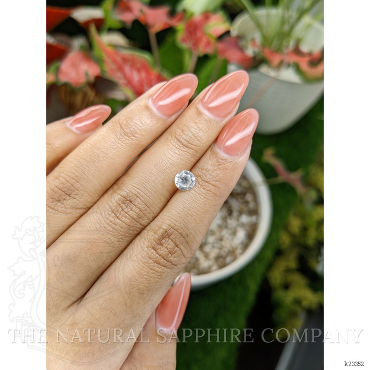 1.26 Ct. White Zircon from Ceylon (Sri Lanka)
