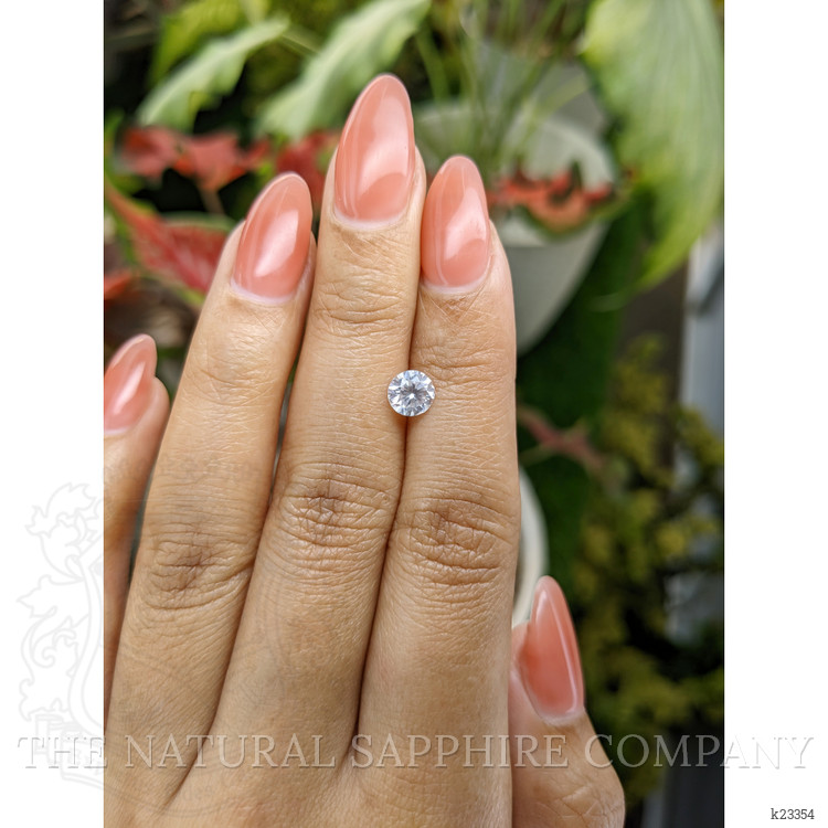 1.11 Ct. White Zircon from Ceylon (Sri Lanka)