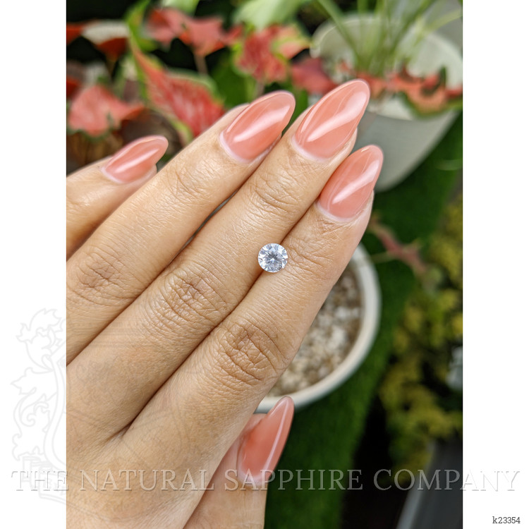 1.11 Ct. White Zircon from Ceylon (Sri Lanka)