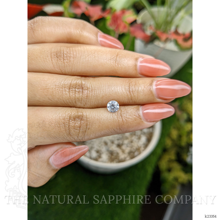 1.11 Ct. White Zircon from Ceylon (Sri Lanka)