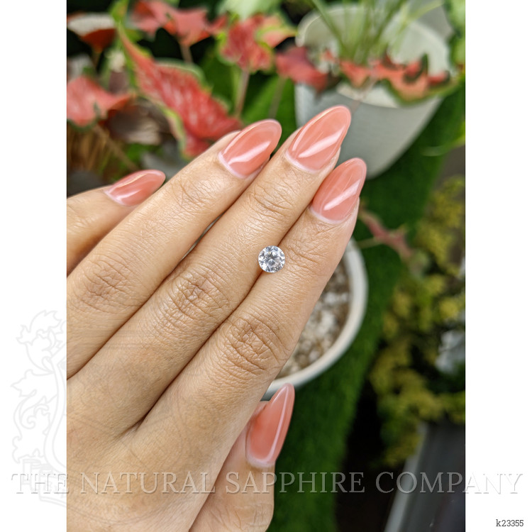 1.19 Ct. White Zircon from Ceylon (Sri Lanka)