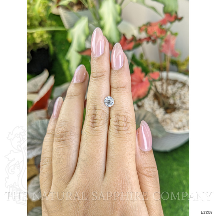 1.36 Ct. White Zircon from Ceylon (Sri Lanka)