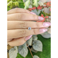 1.36 Ct. White Zircon from Ceylon (Sri Lanka) Life Style