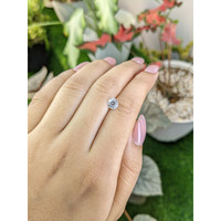 1.24 Ct. White Zircon from Ceylon (Sri Lanka) Life Style