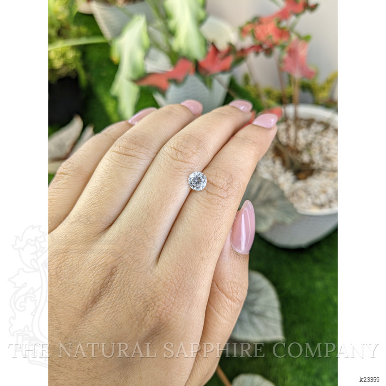 1.24 Ct. White Zircon from Ceylon (Sri Lanka)