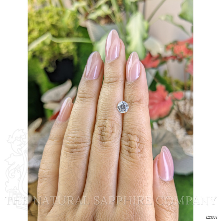 1.24 Ct. White Zircon from Ceylon (Sri Lanka)