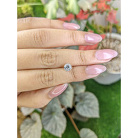 1.24 Ct. White Zircon from Ceylon (Sri Lanka) Life Style