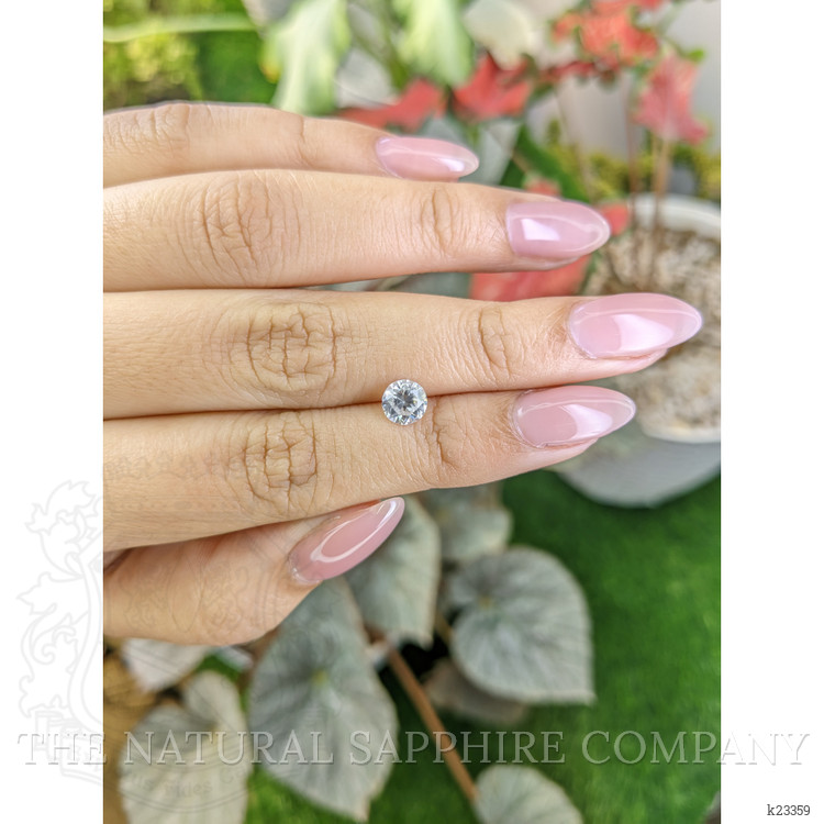 1.24 Ct. White Zircon from Ceylon (Sri Lanka)