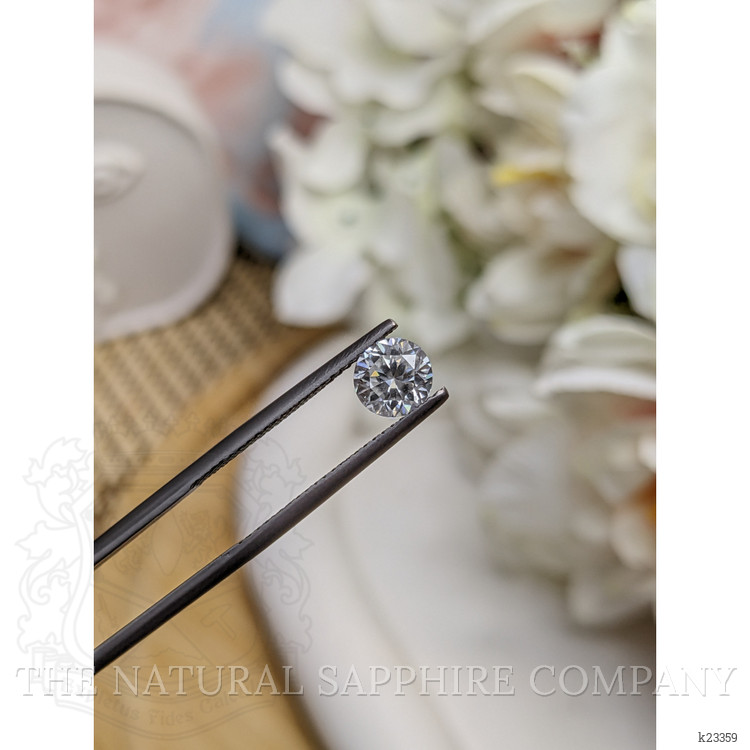 1.24 Ct. White Zircon from Ceylon (Sri Lanka)