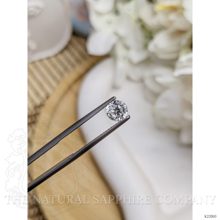 1.20 Ct. White Zircon from Ceylon (Sri Lanka)