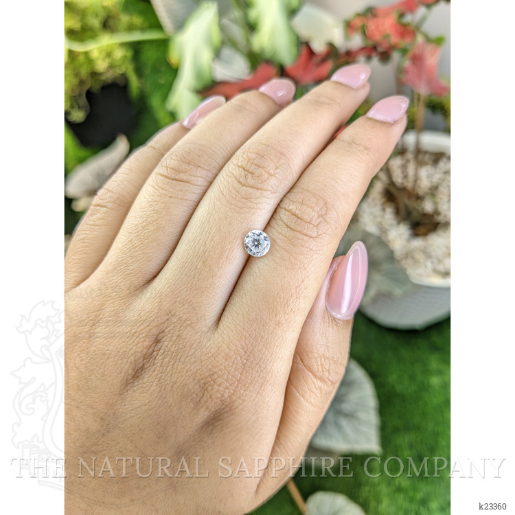1.20 Ct. White Zircon from Ceylon (Sri Lanka)