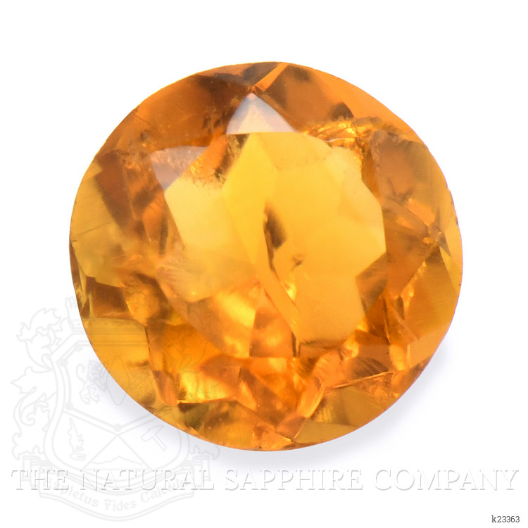 0.41 Ct. Yellowish Orange Madeira Citrine from Brazil