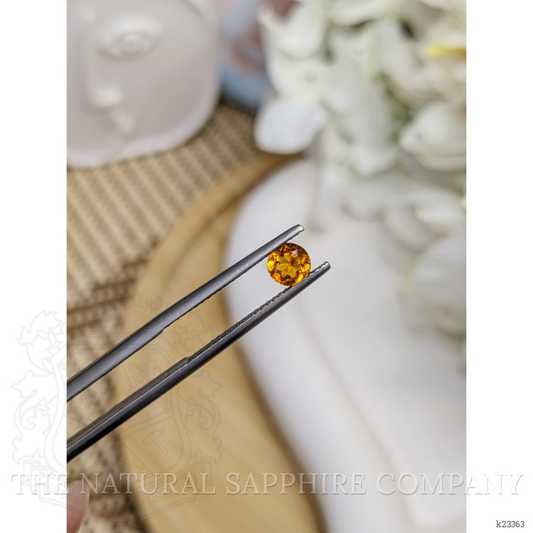 0.41 Ct. Yellowish Orange Madeira Citrine from Brazil
