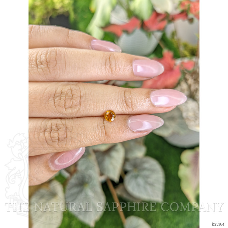 0.42 Ct. Orange Madeira Citrine from Brazil