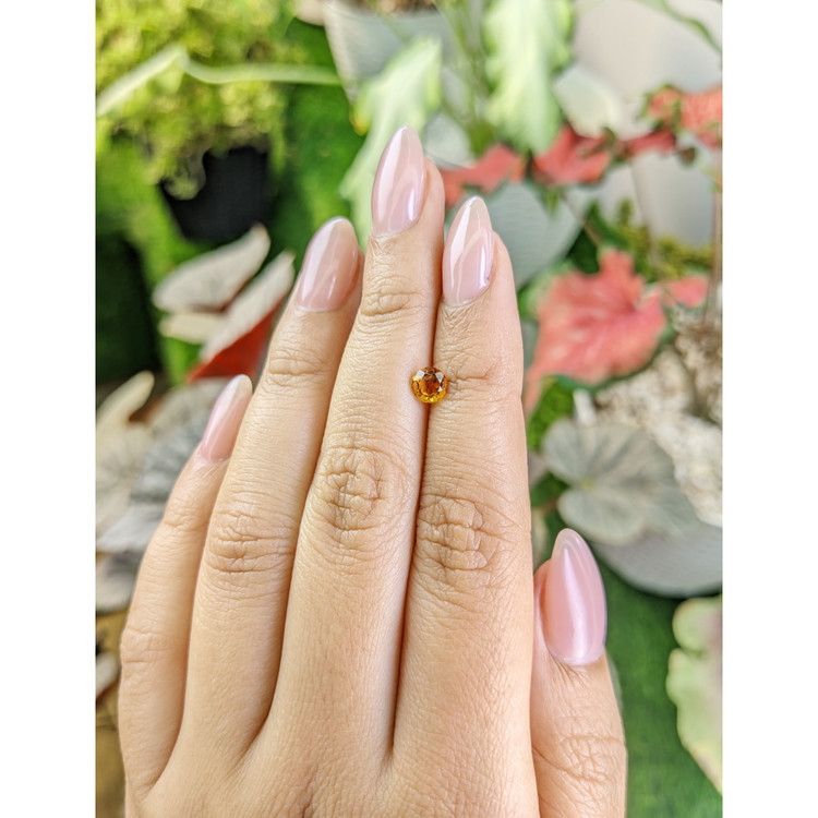 0.49 Ct. Orange Madeira Citrine from Brazil