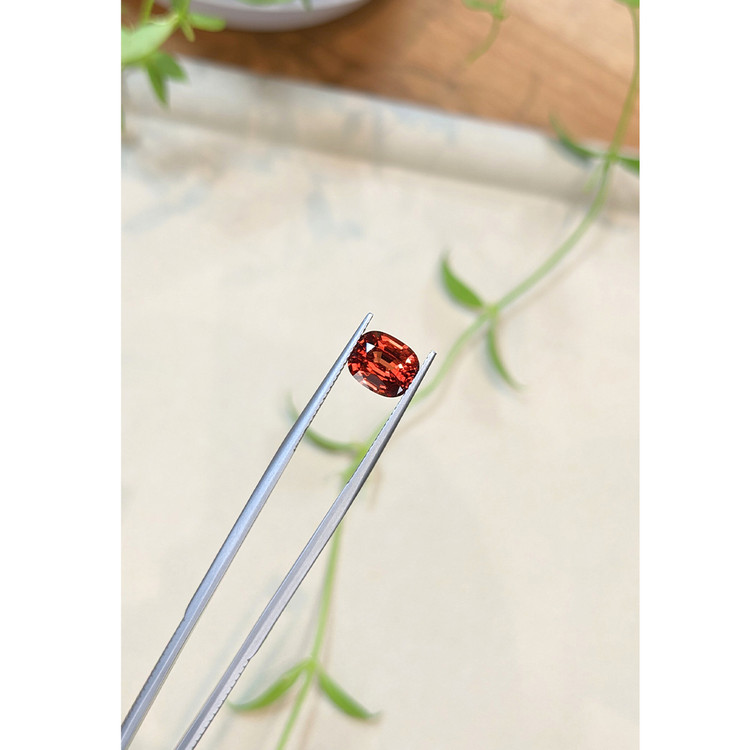 2.62 Ct. Orangish Red Spinel from Tanzania