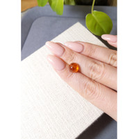 5.69 Ct. Orange Cabochon Spessartite Garnet from Tanzania Life Style