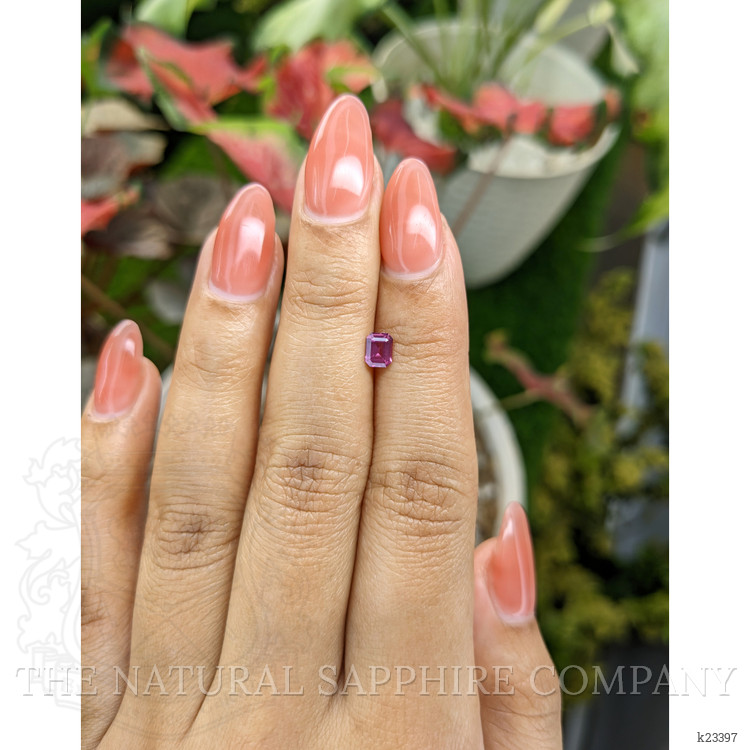 0.41 Ct. Purplish Pink Spinel from Ceylon (Sri Lanka)
