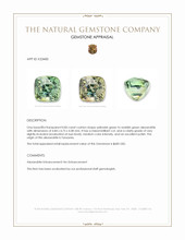 0.85 Ct. Alexandrite from Tanzania Appraisal