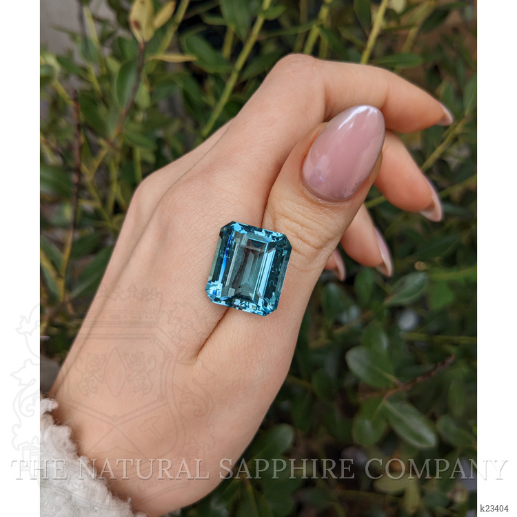 22.77 Ct. Blue Aquamarine from Brazil