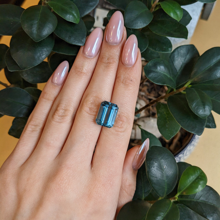 16.77 Ct. Blue Aquamarine from Brazil