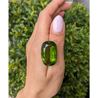 50.61 Ct. Green Peridot from Burma (Myanmar) Life Style