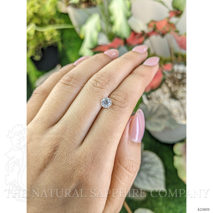 1.27 Ct. White Zircon from Ceylon (Sri Lanka)