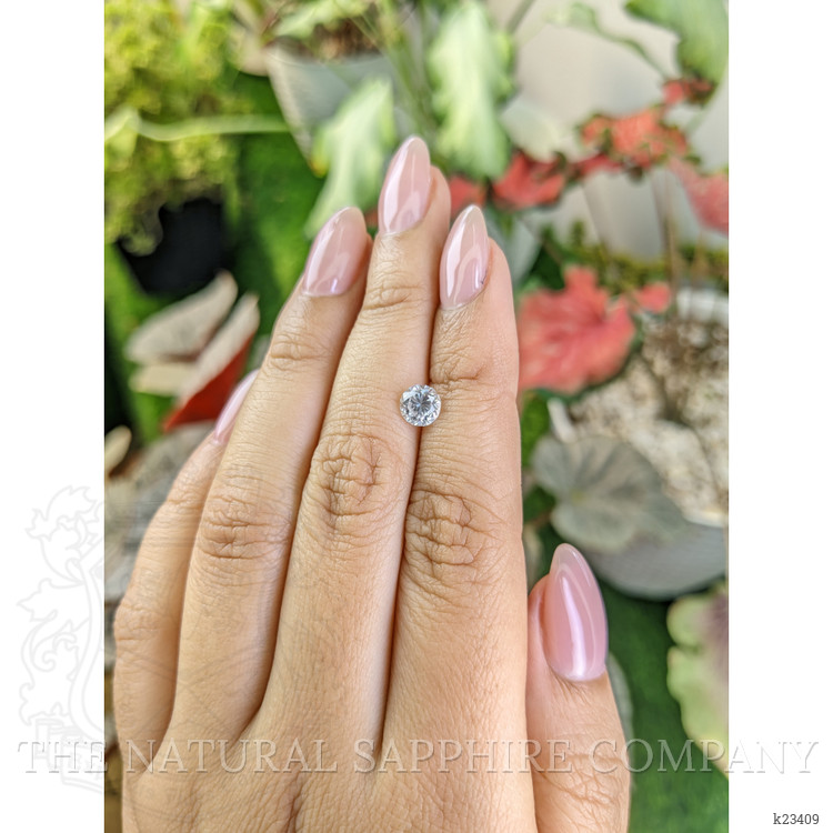 1.27 Ct. White Zircon from Ceylon (Sri Lanka)