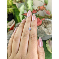 1.26 Ct. White Zircon from Ceylon (Sri Lanka) Life Style
