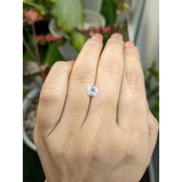 1.26 Ct. White Zircon from Ceylon (Sri Lanka) Life Style