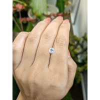 1.26 Ct. White Zircon from Ceylon (Sri Lanka) Life Style