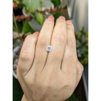1.18 Ct. White Zircon from Ceylon (Sri Lanka) Life Style