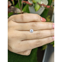 1.27 Ct. White Zircon from Ceylon (Sri Lanka) Life Style