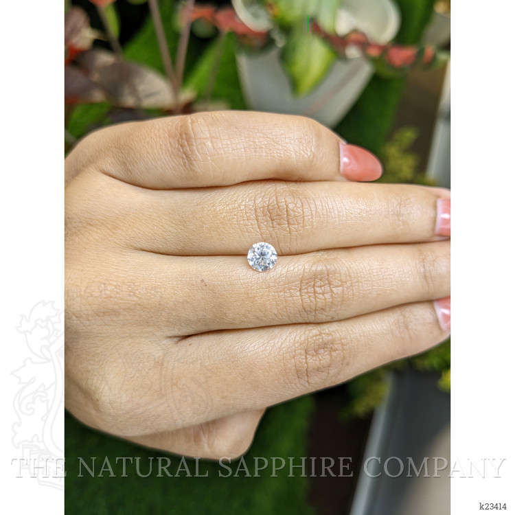 1.27 Ct. White Zircon from Ceylon (Sri Lanka)
