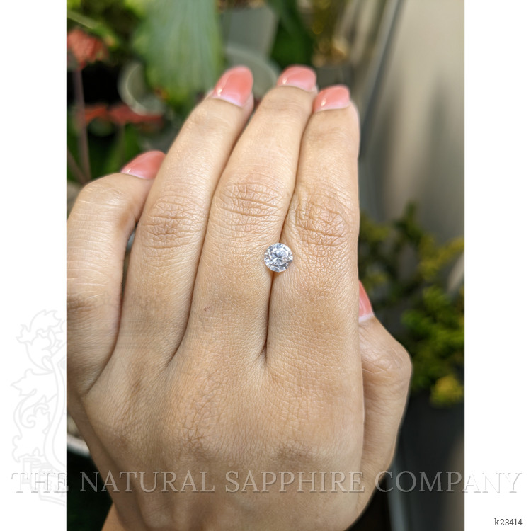 1.27 Ct. White Zircon from Ceylon (Sri Lanka)