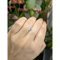 1.12 Ct. White Zircon from Ceylon (Sri Lanka) Life Style